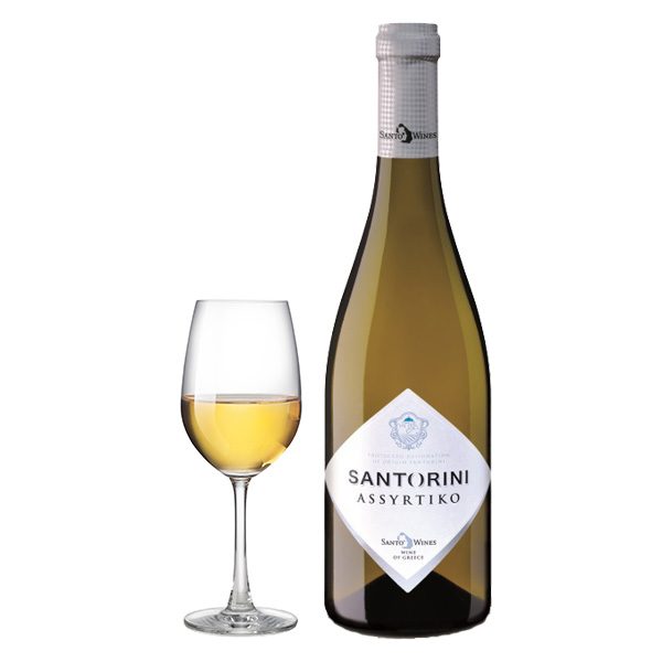 Santo Wines Σαντορίνη Ασύρτικο Λευκός ποτήρι