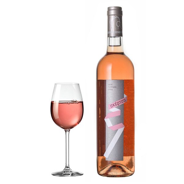 Οινογένεσις Σκέρτσο Ροζέ Ποτήρι