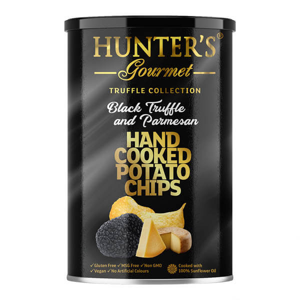 Hunter's Gourmet Chips Black Truffle and Parmesan