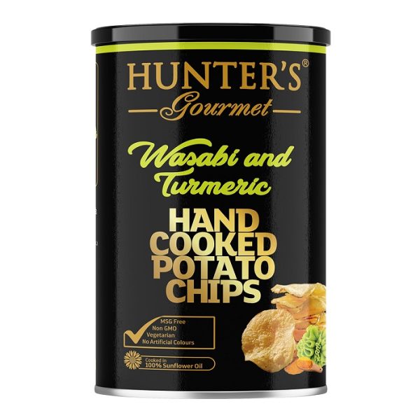 Hunter's Gourmet Chips Wasabi and Turmeric