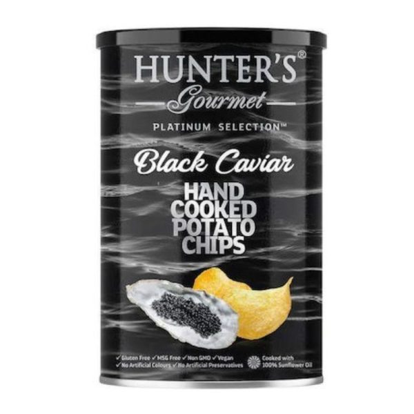 Hunter's Gourmet Chips Black Caviar